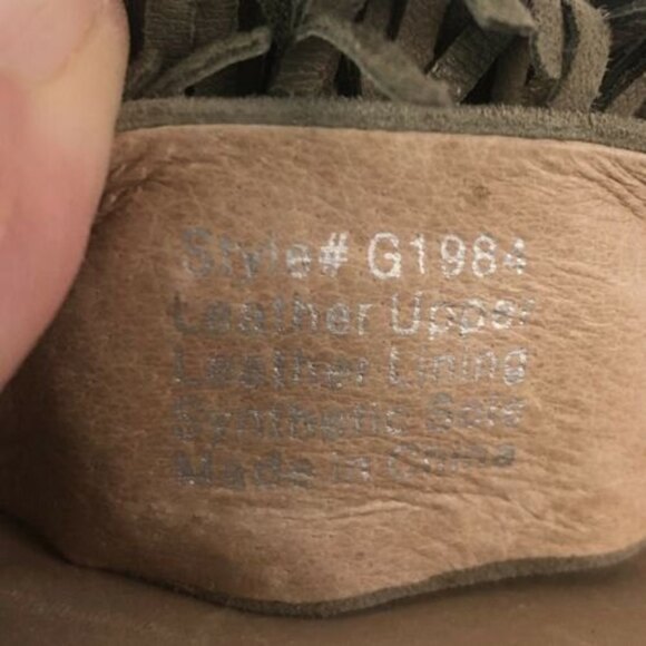 MADEWELL Lainy Sandals Ankle Wrap block heel  Clay Taupe Suede Pom Fringe Shoes - Picture 10 of 10